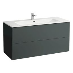 Laufen Pro S Skrinka + umývadlo Slim 120 cm, sivá prevádzka H8649632661041
