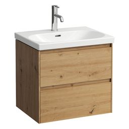 Laufen Lani Skrinka pod umývadlo, s 2 zásuvkami, 58,4 cm, divoký dub, H4035321122671