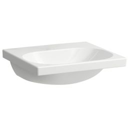 Laufen Lua Umývadlo 50 x 46 cm bez otvoru a prepadu, LCC biela H8100814001421
