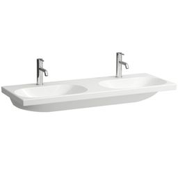 Laufen Lua Dvojité umývadlo 120 x 46 cm bez prepadu, LCC biela H8140814001561
