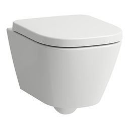 Laufen Meda WC závesné, Rimless, kompaktné, biele H8201130000001