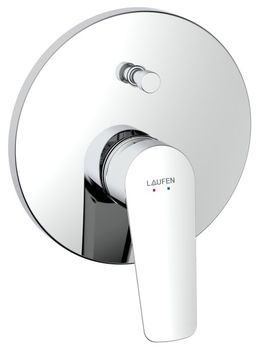 Laufen Uma-E Vanová podomítková baterie s přepínačem, chrom HF506879100000