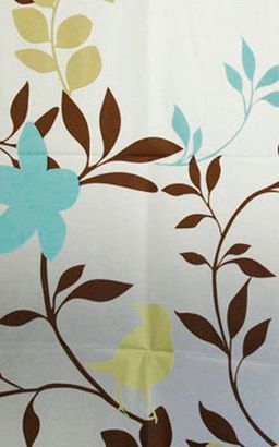 Aqualine Sprchový záves 180x180 cm, kvetinový ZV012