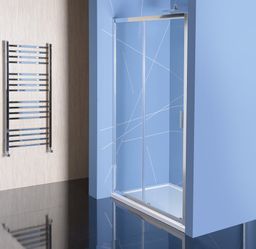 Polysan Easy Posuvné sprchové dvere 110 cm, číre sklo EL1115