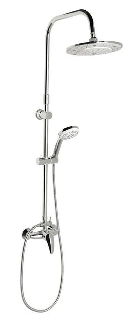 Aqualine Kasiopea Sprchový stĺp s batériou, chróm 1107-48