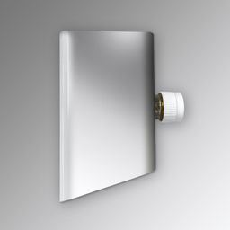 Zehnder 976028 Pripojovacia armatúra pre Zehnder Yucca s krátkou čiapočkou, chróm