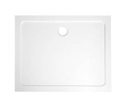 Aqualine Tecmi Sprchová vanička z liateho mramoru, štvorcová 100x70x3 cm PQ10070