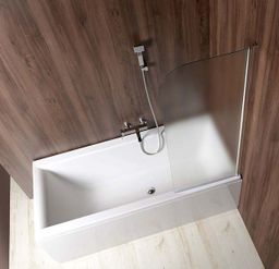 Aqualine Vilma Vaňová zástena, pravá 60x140 cm, matné sklo/chróm AQ6018P