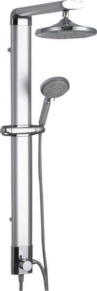 Aqualine Tour Sprchový stĺp na pripojenie k batérii, výška 110 cm, hliník SL030