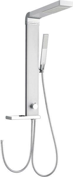 Aqualine Rome Sprchový stĺp na pripojenie k batérii 82,2 cm, hliník SL760