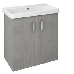 Sapho Theia Umývadlová skrinka 66x70x35 cm, strieborný dub, TH072-1111