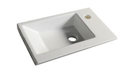 Aqualine Zoran Nábytok umývadlo 45x27,5 cm, biela 4045