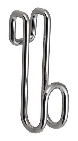 Aqualine Chrom Line Závesný háčik na sprchové zásteny, chróm, 37020