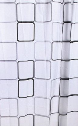 Aqualine Sprchový záves 180x180 cm, štvorcový vzor ZV013