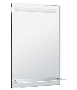 Zrkadlo Aqualine 60x80 cm s LED svetlom a poličkou ATH53