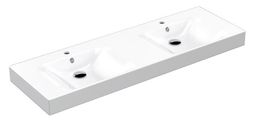 Kerasan Cento Keramické dvojité umývadlo 140x45 cm, biele 353601