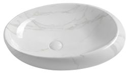 Sapho Dalma Keramické umývadlo 68x16,5x44 cm, carrara MM317