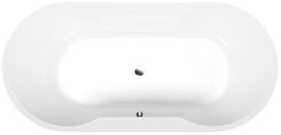 Polysan IO Oválna vaňa 180x85 cm, biela 16611