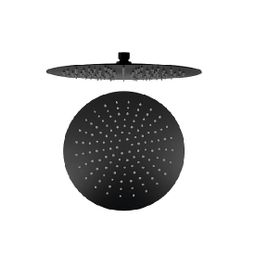Sapho Slim hlavová sprcha, priemer 300 mm, čierny mat/nerezová oceľ MS573B