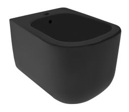 Kerasan Tribeca Nástenný bidet 35x31,5x54 cm, čierny matný 512531