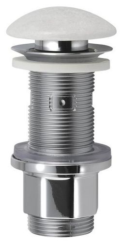 Sapho Block Umývadlový výtok 5/4, click-pressure, zátka biely leštený mramor 2401-921