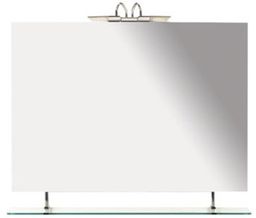 Sapho Wega Zrkadlo 100x80 cm s policou 60092
