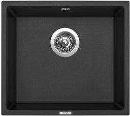 Sinks Frame 457 Granitový drez bez odkvapkávača, 45,7x40,6cm, granblack, ACRFR45740630