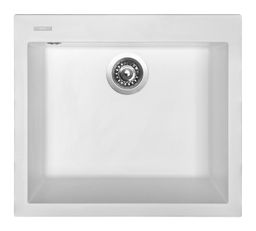 Sinks Cube 560 Granitový drez bez odkvapkávača, 56x50,5 cm, mlieko, TLCU56050028