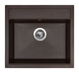 Sinks Solo 560 Granitový drez bez odkvapkávača, 56x51cm, marone, ACRSO56051093