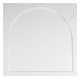 Gelco G5 Larca Sprchová vanička, 1000x1000 mm, liaty mramor, biela PL001