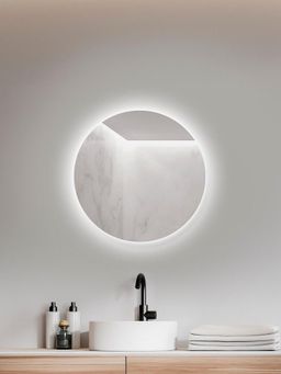 Amirro Ambiente Ronde Okrúhle zrkadlo 50 cm s LED podsvietením, 411-217