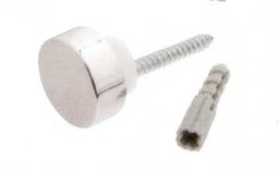 Amirro Hold B023 Upevňovacie skrutky s ozdobným krytom, chróm, 810-348