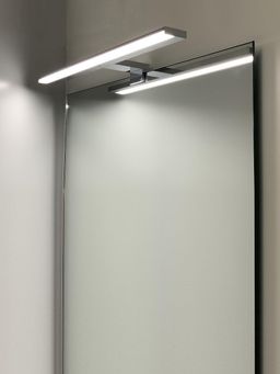 Amirro Pure Light Zrkadlo 80 x 60 cm s lešteným okrajom a LED lampou, 410-845