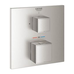 Grohe Grohtherm Cube Termostatická podomietková sprchová batéria, supersteel 24153DC0