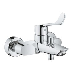 Grohe Profi Eurosmart Nástenná vaňová batéria s lekárskou pákou, chróm 25243003