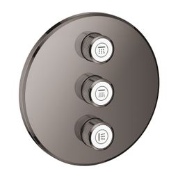 Grohe Grohtherm Smartcontrol Triple Flow Control Cover, tvrdý grafit 29122A00