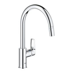 Grohe Start Loop Otočná umývadlová batéria s vyťahovacou výpustou, chróm 30556000