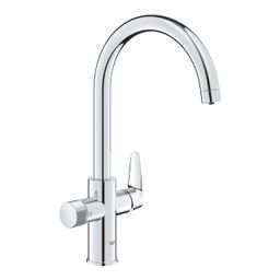 Otočná drezová batéria Grohe Blue Pure StartCurve s filtráciou vody, chróm 30592000