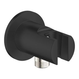Grohe Vitalio Universal Držák sprchy s vývodem hadice, černá mat 269622431