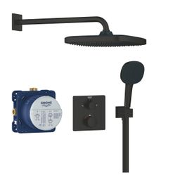 Grohe Precision Thermostat Termostatická batéria, čierna matná 348822430