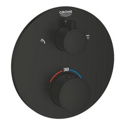Dvojcestná termostatická batéria Grohe Profi Grohtherm, čierna matná 1022082430