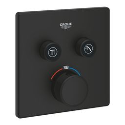 Grohe Profi Smartcontrol Termostatická batéria s dvojcestným fantómom čierna 102166KF00