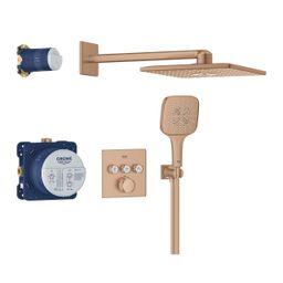 Grohe Profi Grohtherm Smartcontrol Podomietkový sprchový systém, kartáčovaný teplý západ slnka 34864DL0