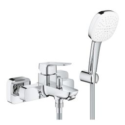 Grohe Profi Cubeo Nástenná vaňová batéria s prepínačom a vaňovou súpravou, chróm 1018140000