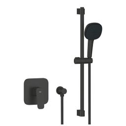 Grohe Profi Cubeo Sprchová batéria + sprchový set s výstupom, matná čierna 1053352430