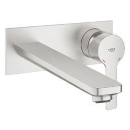 Umývadlová batéria Grohe Lineare s dvoma otvormi, Supersteel 23444DC1