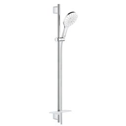 Grohe Rainshower SmartActive 150 sprchový set so sprchovou tyčou mosadzná/biela 26594LS0