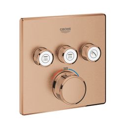 Grohe Grohtherm SmartControl Termostat s 3 ventilmi, kartáčovaný Warm Sunset 29126DL0