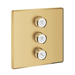 Grohe Grohtherm SmartControl Trojitý kryt regulácie prietoku, kartáčovaný chladný východ slnka 29127GN0