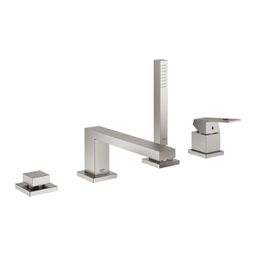 Grohe Eurocube Štvorotvorová vaňová batéria, Supersteel 19897DC1